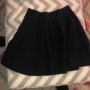 Black skater skirt
